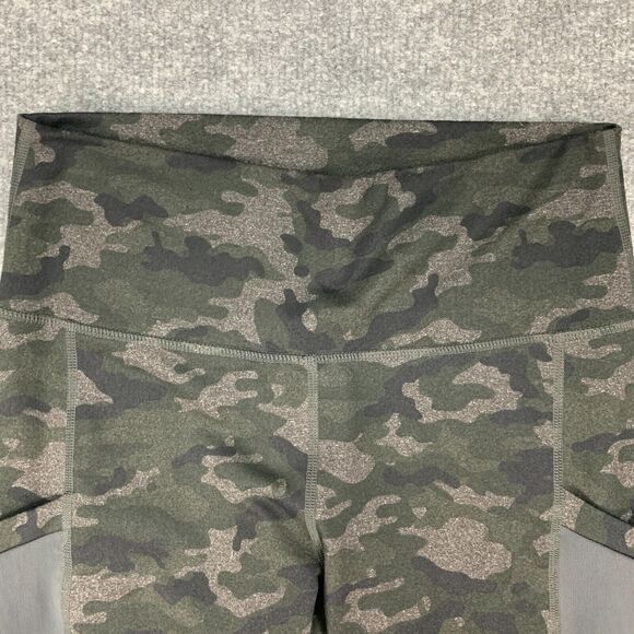 Fabletics Powerhold Crop Legging Womens S Small Camo High Waist Stash Pockets - Picture 9 of 11